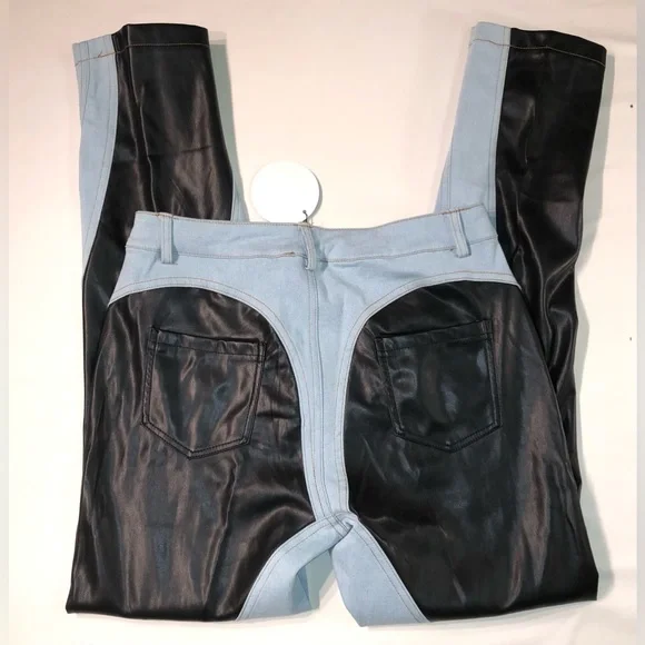 Faux leather jeans - Picture 7 of 8